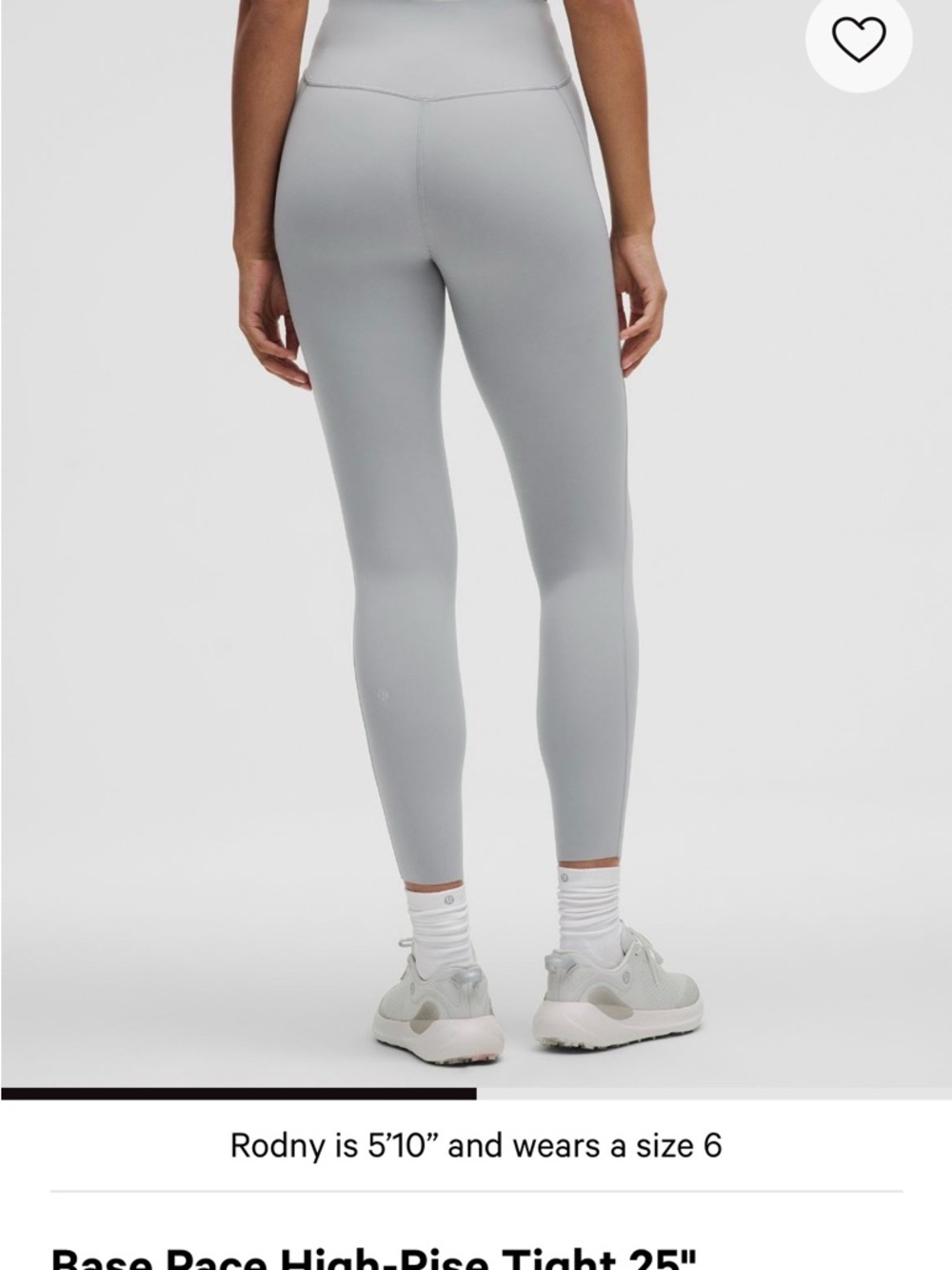 Lululemon High-Waist rhino Grey Active Leggings - Picture 2 of 2
